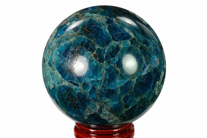 Bright Blue Apatite Sphere - Madagascar #154237